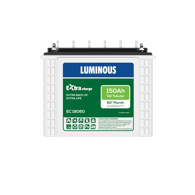 Luminous EC 18060 150Ah Eco Tubular Inverter Battery