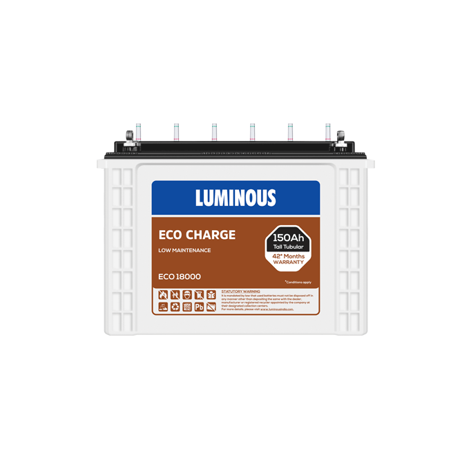 Luminous ECO 18000 150Ah Eco Tubular Inverter Battery