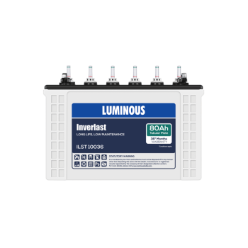 Luminous ILST 10036 80Ah Inverlast Short Tubular Inverter Battery