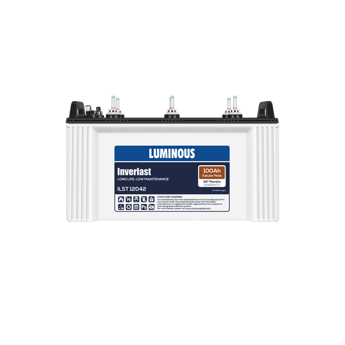Luminous ILST 12042 100Ah Inverlast Short Tubular Inverter Battery