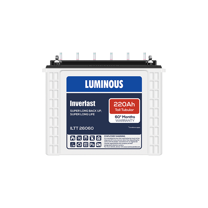 Luminous ECO 26060 220Ah Eco Tubular Inverter Battery