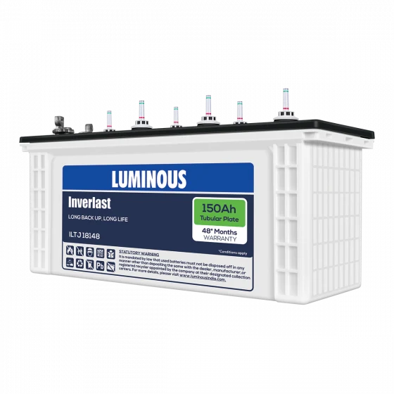 Luminous ILTJ 18148 150Ah Inverlast Jumbo Tubular Inverter Battery