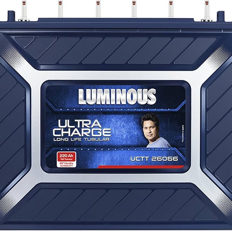 Luminous UCTT 26066 220Ah Ultra Charge Tall Tubular Inverter Battery