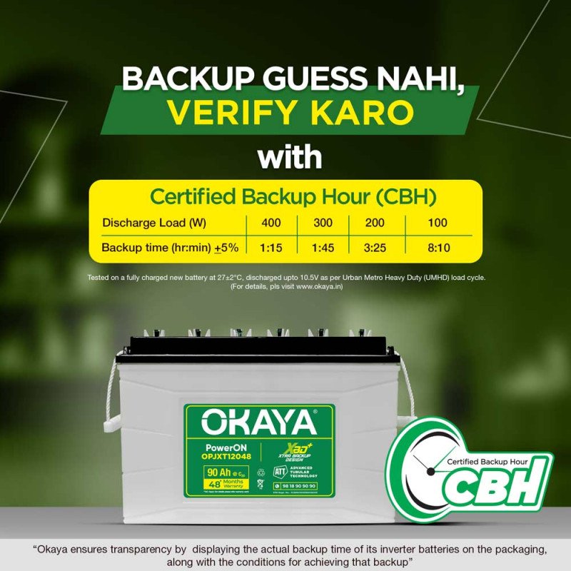 OKAYA OPJXT12048 Inverter Battery