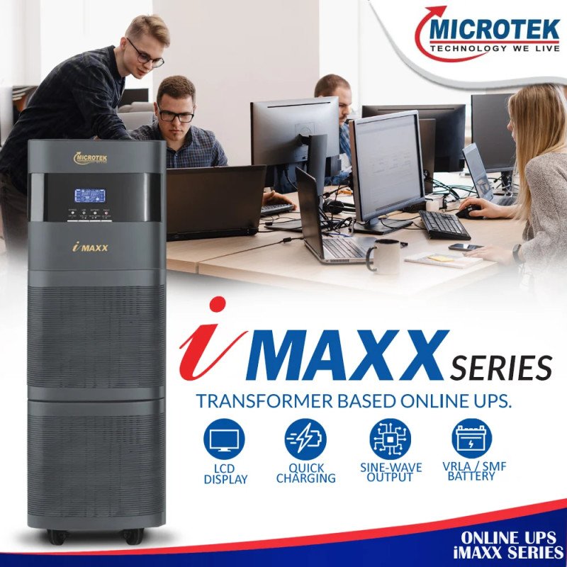 Microtek iMAXX Series 5.5KVA Online UPS 192V